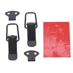 TRD Universal Bumper Stainless Clips Black 2 Pcs Set
