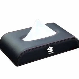 Suzuki Logo Tissue Box in Black