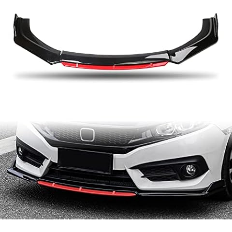 Car Front Bumper Lip/Splitter Set - 4 Pieces - Image 2