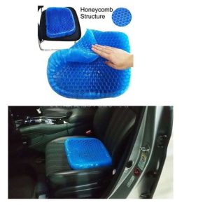 Summer Cooling Gel Seat Cushion, Comfort Solution for Sciatica Pain and Pressure Relief - Sitter for Car, Home, and Office