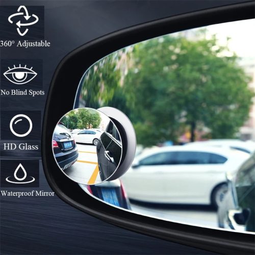 Blind Spot Mirror for Side Rearview 360° Adjustable Wide-Angle Convex