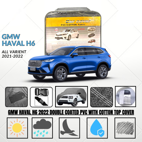 HAVAL H6 2021-2024 Double Coated PVC With Cotton Car Cover