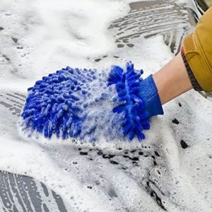 Microfiber Car Washer Sponge Cleaning Car Care Washing Towel Auto Gloves Styling Accessories