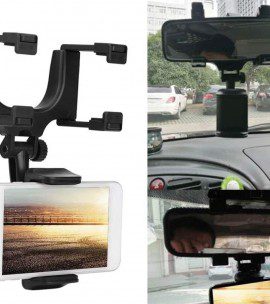 Universal Centre Mirror Adjustable 360° Mobile Holder Stand - Image 3