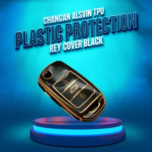 Changan Alsvin TPU Key Cover Black With Golden