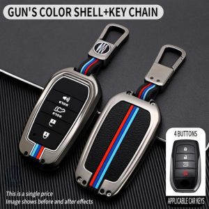 Toyota Furtuner Matel Key Cover 4 Button – Model 2018