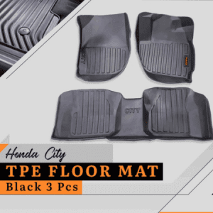 Honda City TPE Floor Mat Black 3 Pcs - Model 2022-2024