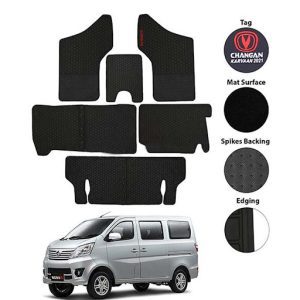 Changan Karvan Rubber Floor Mat Black (Model 2019-2025)