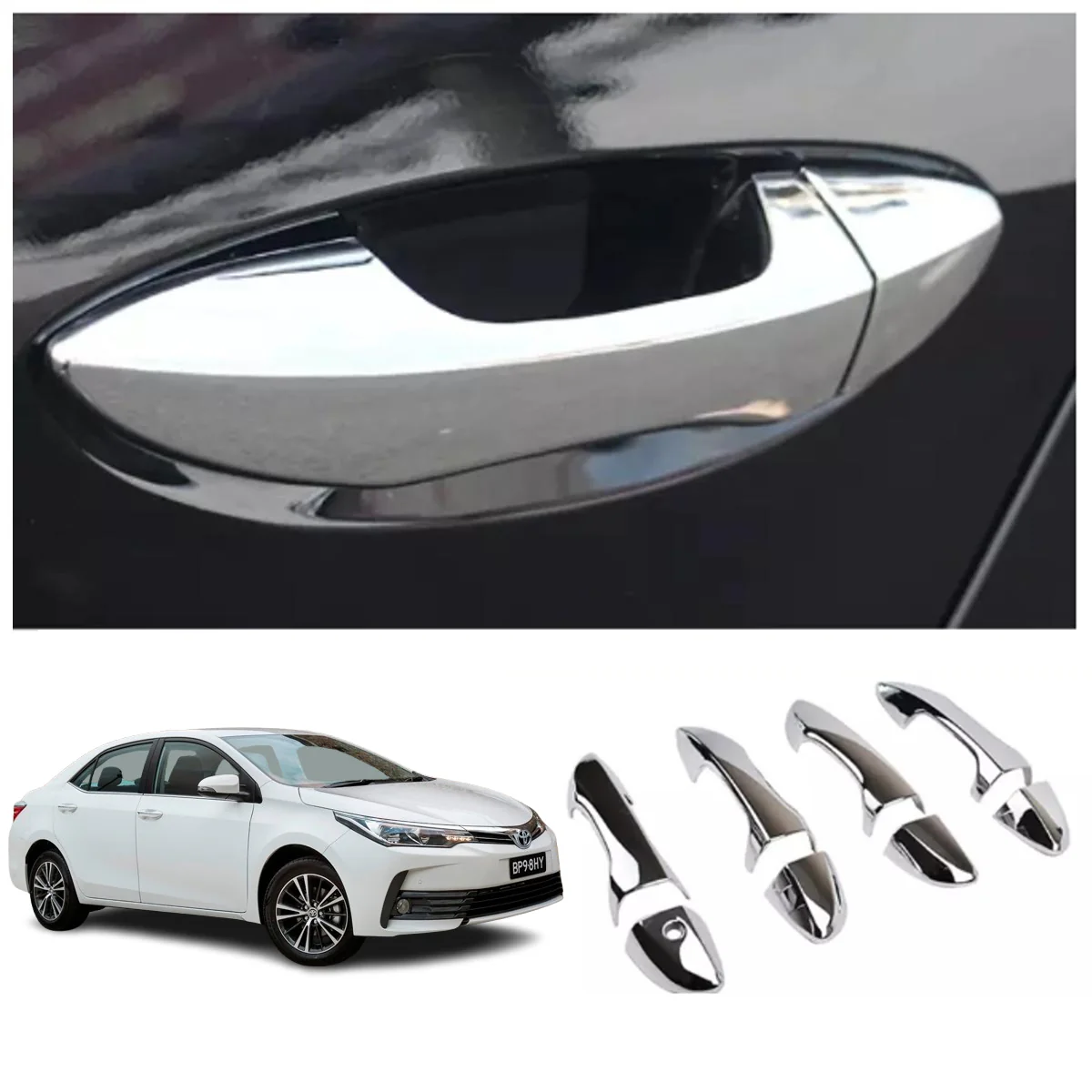 Toyota Corolla 2014 - 2025 Door Handle Chrome