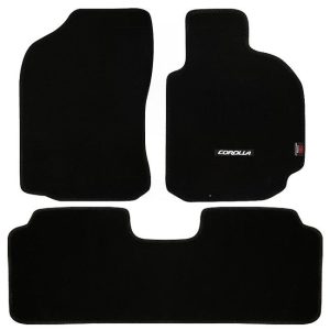 Toyota Corolla Heavy duty Carpet Floor mats Model - 2014 to 2025 Balck