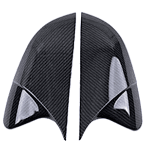 Toyota Corolla 2014 - 2025 Side Mirror Cover Carbon Batman Style