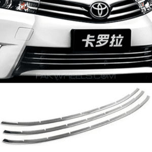 Toyota Corolla 2015-2017 3pc Bumper Grill Chrome
