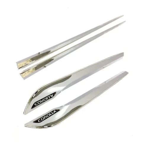 Toyota Corolla 2014 – 2025 chrome with logo Door Moulding