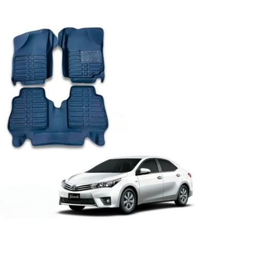 Toyota Corolla 2014-2025 5D Luxury Floor Mats Black