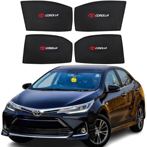 Toyota Corolla Side Windows Sun Shades 4pcs – Model 2014-2025