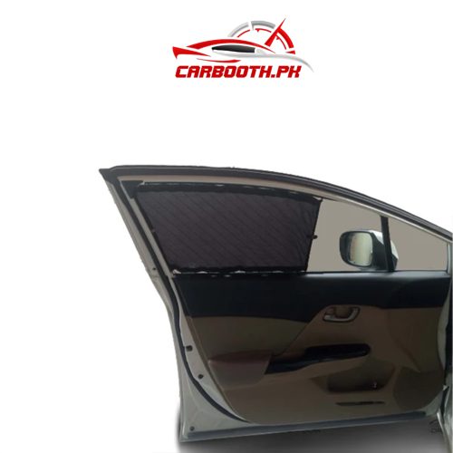 Honda Civic Customised Sliding / Railing Car Curtains (Model 2013–2015)