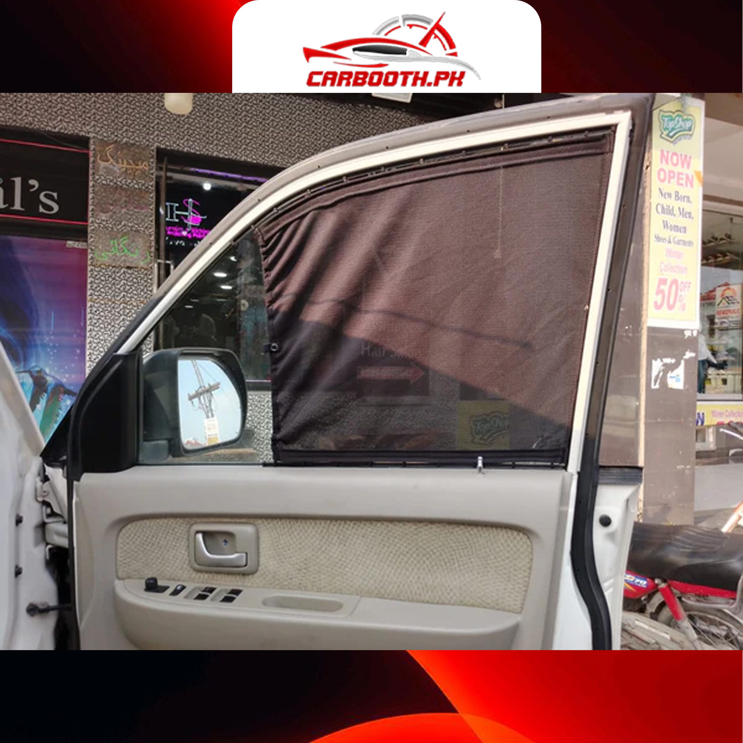 Suzuki APV Customized Sliding/Railing Car Curtains (Model 2004 – 2019)