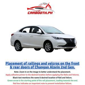 Changan Alsvin Customised Sliding / Railing Car Curtains (Model 2021–2023)