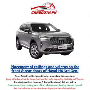 Haval H6 Customised Sliding / Railing Car Curtains (Model 2023 - 2024)