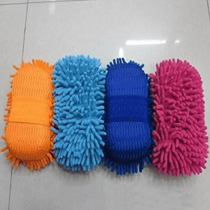 Superfine Fiber Chenille Car Wash Glove – Coral-Shaped Cleaning Sponge Mitt 3Pcs