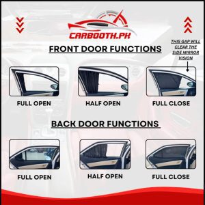Kia Sportage Customized Sliding/Railing Car Curtains (Model 2025)