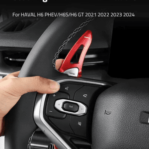 Red Paddle Shifters – 2PCS Aluminum Gear Extensions for Haval