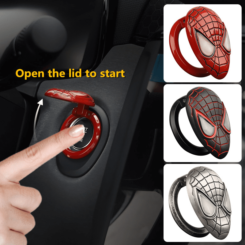 Spiderman Start Button Cover – Stylish Ignition Protection - Image 2