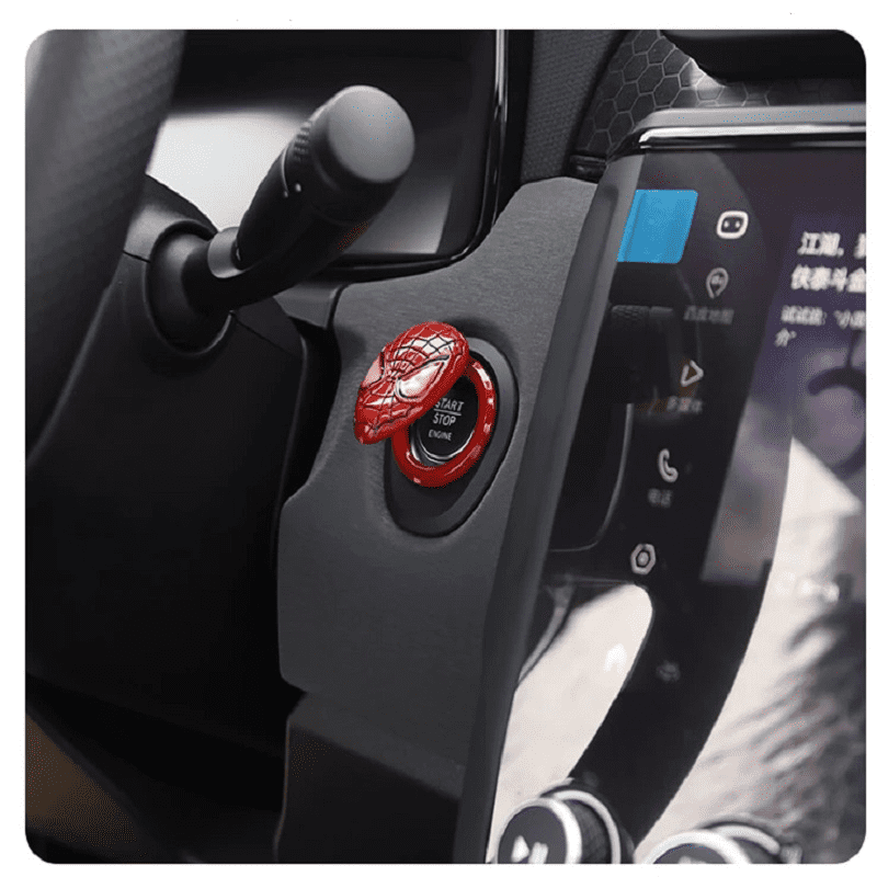 Spiderman Start Button Cover – Stylish Ignition Protection - Image 3