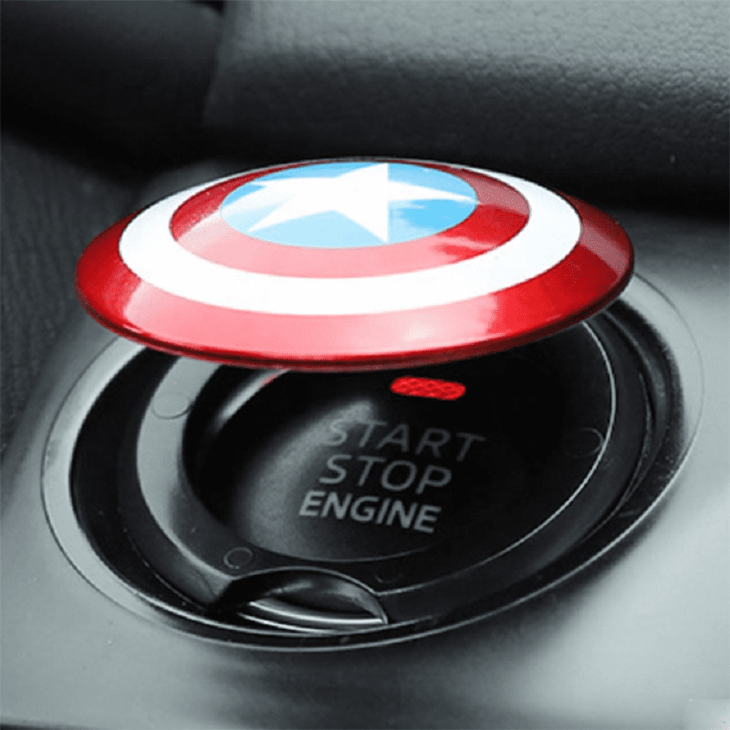 Captain Style Push Start Button Cover – Decorative Engine Start for Cars - Image 3