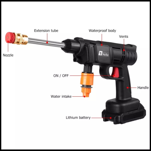 New Cordless High-Pressure Car Washer – Rechargeable Electric Foam Water Gun