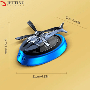 Solar Rotating Helicopter Car Perfume Diffuser – Air Freshener & Dashboard Ornament