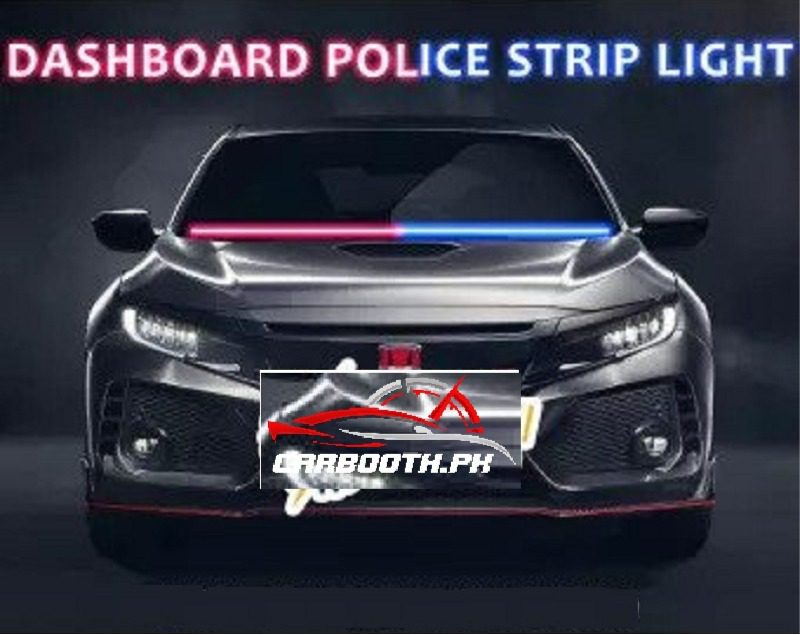 Car DashBoard Emergency Red & Blue Flashing Light 48"