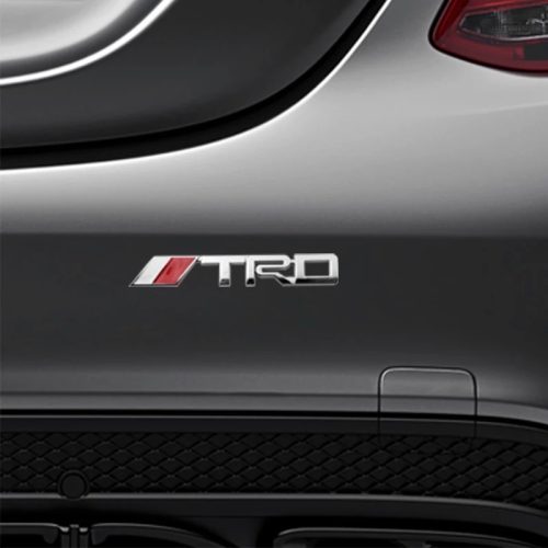 TRD Metal Logo Silver