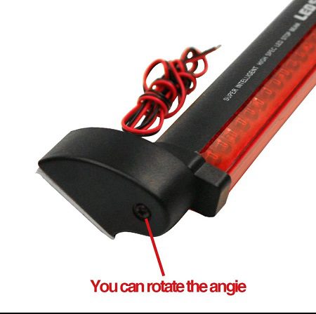 Universal 60-LED Brake Light Strip – High-Visibility 12V Rear Warning Lamp