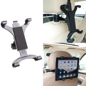 Car Back Seat Headrest Tablet Holder – Fits 7-10 Inch iPad & Tablets