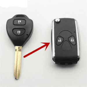 Modified Remote Key Shell – Compatible with Toyota