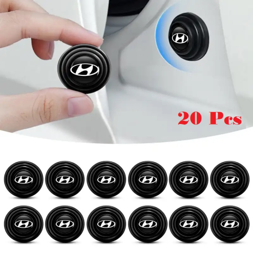 20PCS Rubber Door Shock Absorber Pads – Sound Insulation & Impact Protection for Hyundai