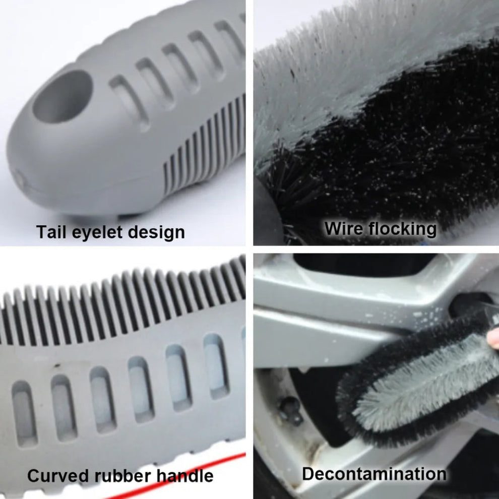 Premium Alloy Wheel Brush – Deep Clean for Rims & Tires - Image 2