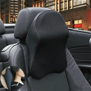 Memory Foam Car Headrest Cushion – 3D Neck Pillow for Travel Comfort & Support