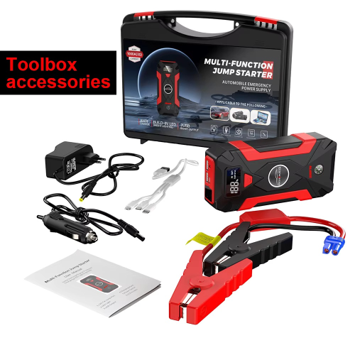 Car Jump Starter with Digital Display – Multi-Function Power Bank for Emergency Use