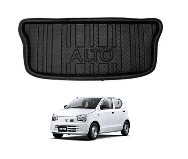 Suzuki Alto 2020 Car Trunk Mat – Black with Alto Logo Made China