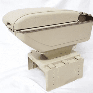 Universal Arm Rest Console Box 6 Ports Charger Beige Colour