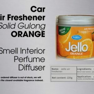 Jello Black Orange Fragrance Air Freshener Gel Long Lasting Fragrance 1 Pc