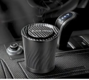 Black Odor Carbon Fiber Gel Air Freshener Decorative Aromatherapy