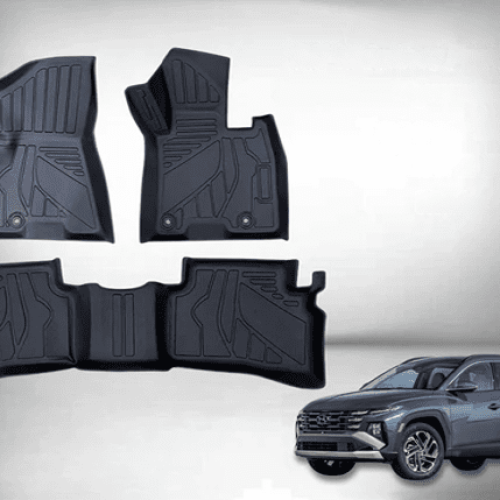 Hyundai Tucson 2025 HEV TPU Floor Mats – Custom Fit, Premium All-Weather